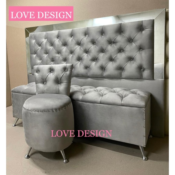 Respaldo cama Cristal 04